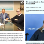 Mundíal de Pelota Vasca: El Gobierno nacional dice que se hace en San Luis, el Gobierno provincial lo desmiente