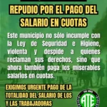 ATE repudió el desdoblamiento de salarios en La Punta